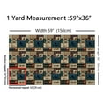 thumbnail image 3 of Homewish Tribal Vintage Aztec Fabric by the Yard 2 Yards, Western Cowgirl Cowboy Sewing Fabric, Rustic Horse Fabric for Sewing, Lightweight Room Decor, 3 of 6