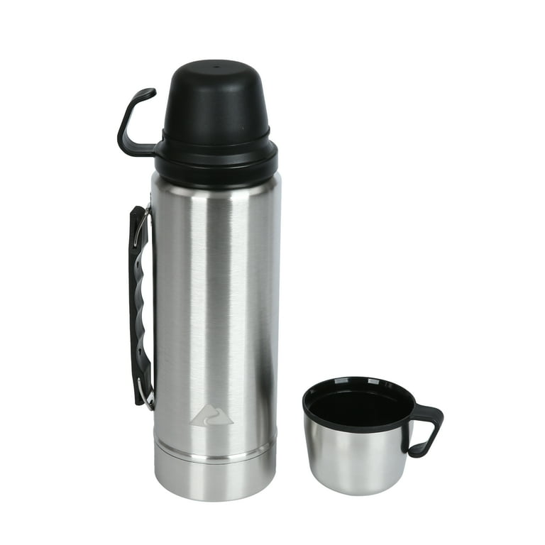 Ozark Trail 1.1 Liter Double Wall Hydration Set, Vacuum Flask with