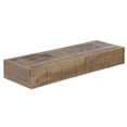 thumbnail image 6 of Cal-Mil 166-3-99 Madera Reclaimed Wood Rectangle Plate Riser - 20 1/2" x 7" x 3 1/4", 6 of 6