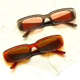 thumbnail image 1 of 2@#Goggles Cycling Sunglasses for Motorcycles and Bicycles for Uv Protection for Both Men and Women Outdoor MotorcycleBrownish red He Qiyong unisex, 1 of 1