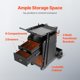 thumbnail image 4 of VEVOR Carro de soldadura con 2 cajones, carro de soldadura resistente y gabinete con cerradura, capacidad de carga de 350 libras, 4 of 9