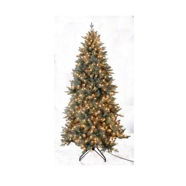 Santas Workshop 15920 7.5 ft. 650 UL Spruce PE Tree, Blue