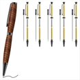 thumbnail image 2 of Kit de 5 Bolígrafos Delgados para Torneado de Madera, Bolígrafo Giratorio de 7 mm con Recarga, Ideal para Regalos de Bricolaje, Color Negro., 2 of 5
