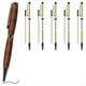 thumbnail image 2 of Kit de 5 Bolígrafos Delgados para Torneado de Madera, Bolígrafo Giratorio de 7 mm con Recarga, Ideal para Regalos de Bricolaje, Color Negro., 2 of 8
