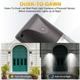thumbnail image 3 of 30W/25W/15W LED Mini Wall Pack Light with Dusk to Dawn Photocell 4200LM 0-10V Dimmable Outdoor Security Lighting 3000K/4000K/5000K Small Wall Mount Light for Garage Warehouses 1 Pack, 3 of 8