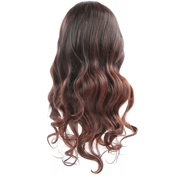 Fashionable Wig Stylish Black Brown Long Cosplay Wig Synthetic