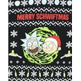 thumbnail image 3 of Rick And Morty Mens Black Christmas Jumper, 3 of 5