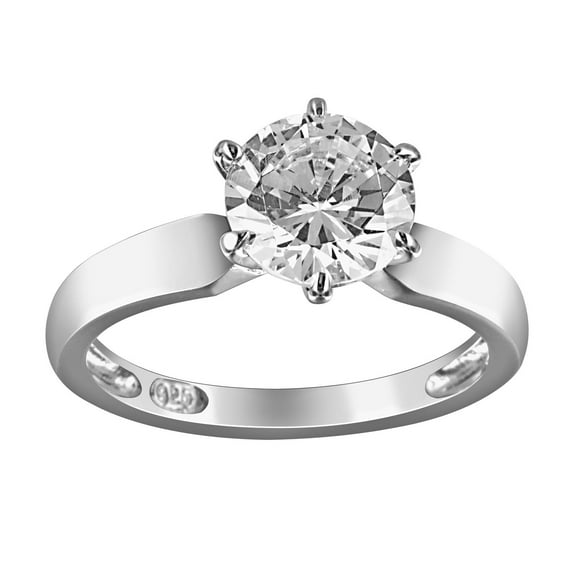 925 Sterling Silver Solitaire Wedding Rings for Women & Engagement Rings Make Great Girlfriend Gifts