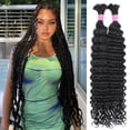 thumbnail image 1 of Glosswave Deep Wave para cabello con trenzado humano, 22 pulgadas, 200 g, 2 paquetes, 1 of 6