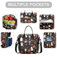 thumbnail image 2 of Halloween Pumpkin Skull Pattern Womens Lunch Box for Work,Insulated Large Lunch Bag for Tween and Teen,Loncheras Para Mujer,Leakproof Adult Lunch Bag for Work,Beach,Travel,Picnic,Camping, 2 of 7