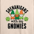 thumbnail image 3 of Instant Message - Shenanigans With My Gnomies - Women's Lightweight French Terry Long Sleeve Shirt, 3 of 6