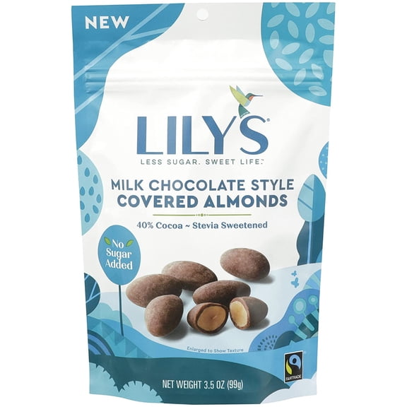 Lily'S Sweets Covred Almond Milk Chocolate Stevia, 3.5 oz