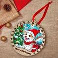 thumbnail image 4 of American Eskimo Christmas Tree Dog Ornament, American Eskimo Dog Christmas, American Eskimo Dog SunCatcher ,Christmas Decoration, Christmas Keepsake, 4 of 4
