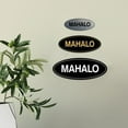thumbnail image 3 of Signs ByLITA Oval Mahalo Sign (Blue) - Small, 3 of 6