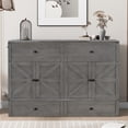 thumbnail image 2 of Murphy Bed Queen Size, Cabinet Bed with Charging Station Large Storage Drawer for Home Office or Small Room, Hideaway Bed Full Foldable Platform Bed,  Gray, 2 of 8