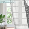 thumbnail image 4 of Yayeee Window Curtains Light Filtering 63"x42" Grommet Panel Pair Home Living Room Decor, Black Cute Cat, 4 of 7