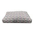 thumbnail image 3 of Floral Pet House, Watercolored Tropical Exotic Foliage Vibrant Color Palette Hawaiian Summer Season, Outdoor & Indoor Portable Dog Kennel with Pillow and Cover, 5 Sizes, Multicolor, by Ambesonne, 3 of 4