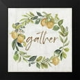 thumbnail image 2 of Nan 20x20 Black Modern Framed Museum Art Print Titled - Lemons Gather, 2 of 5