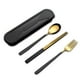 thumbnail image 1 of Monstrate Utensilios de cocina de acero inoxidable 304, cuchara portátil, tenedor, palillos, vajilla con caja, de estudiantes, accesorios de Mostrada Tipo 6, 1 of 6