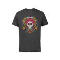 thumbnail image 1 of Disney PIXAR Coco Land of the Dead - Short Sleeve Cotton T-Shirt for Adults - Customized-Charcoal Heather, 1 of 4