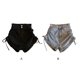 thumbnail image 4 of Pantalones cortos de verano Sonducket para niña cintura alta Negro S, 4 of 6