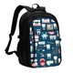 thumbnail image 1 of Balery Dental Mochila con carga USB para hombre y mujer - Mochila impermeable y antirrobo para portátil con puerto USB para viajes, trabajo, estudios y universidad, 1 of 7
