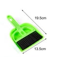 thumbnail image 5 of Walbest Mini Dustpan and Broom Set, Pet Cage Broom Brush Dustpan Desktop Sweep Cleaning Brush for Reptile, Hedgehog, Hamsters, Chinchilla, Guinea Pig, Rabbits, Small Animals, Random Color (1Pc), 5 of 6