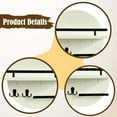 thumbnail image 6 of Wall Shelf Mail Organizer Key Holder Made of Wood with Storage Tray for Living Room Bedroom Dorm Decor, 6 of 9