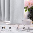 thumbnail image 4 of Magshion Blackout Curtains for Bedroom, Solid Thermal Insulated Grommet Window Drapes, Room Darkening Curtains, 2 Panels (63x42 in, White), 4 of 5