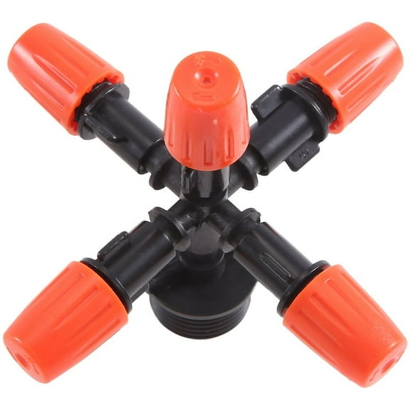 Garden Sprinklers Automatic Watering Grass Lawn 360 Degree Circle Rotating Water Sprinkler 5 Nozzles Pipe Hose