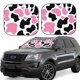 thumbnail image 1 of Fotbe Cow Spots Juego de 2 Piezas de Parasoles para Parabrisas | Bloqueador Solar para Auto | Accesorios Plegables para Protección Solar Interior-Small, 1 of 6