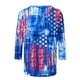 thumbnail image 4 of Fiudx Ofertas Flash Artículos En Oferta Camiseta de Manga 3/4 con Cuello Redondo y Estampado Informal para Mujer a La Moda, 4 of 4