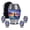 Lighthouse-4, variant on Lighthouse Burial Mini Urn for Human Ashes Adult Man - 3" Decorative Blue Urn for Male & Female