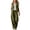 Army Green, variant on Women's 2 Piece Sets V-Neck Button Vests and Wide Leg Cargo Pants Matching Set Trendy Sleeveless Long Casual Outfit with Pockets
