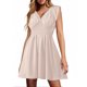 thumbnail image 1 of WILLBEST Vestidos Primavera/Verano Nuevo Vestido De Playa Plisado Con Cuello En V Y Mangas Cortas, 1 of 3