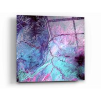 Epic Art 'Earth As Art: Cloud Lightning' Acrylic Glass Wall Art, 12"x12"