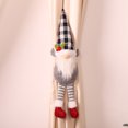 thumbnail image 3 of Adorno de muñeco con hebilla para cortina navideña de Papá Noel y alce, decoración navideña para el hogar, regalos navideños de 2022, Navidad, Año Nuevo 2023, 3 of 5