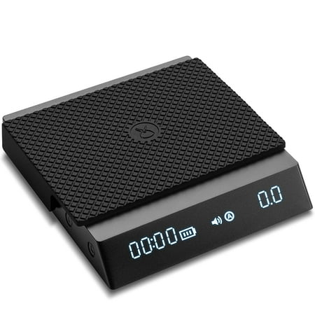 

Coffee Scale with Timer Espresso Scale with Flow Measurements Digital Coffee Scale with Auto Timing Mode for Pour Over & Espresso 2000g/0.1g Black Mirror Nano Black
