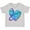 AC-Heather Grey, variant on Inktastic Suicide Prevention Awareness Purple and Teal Heart Ribbon Boys or Girls Toddler T-Shirt