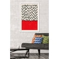 thumbnail image 2 of Geometric - Red Wall Poster, 22.375" x 34", Framed, 2 of 3