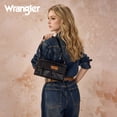 thumbnail image 2 of Wrangler Y2K Purse Small Shoulder Bag for Women Stylish Western Design with Detachable Charms Multiple Pockets, Black, 2 of 6