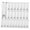 Silver, variant on deevoka 25 Pieces Notch Hooks Display Notch Hooks for Grid Utility Grid Hooks Black