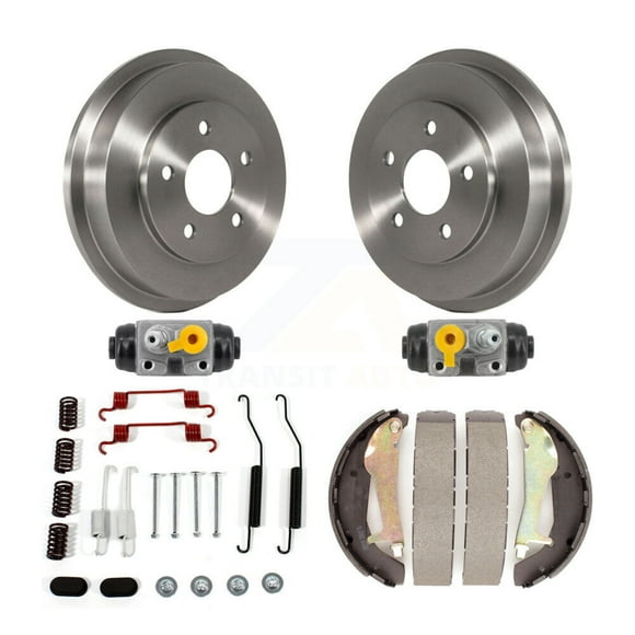 Transit Auto Rear Brake Drum Shoes Spring and Cylinders Kit (6Pc) for Car Chevrolet Cobalt Pontiac G5 HHR K8N-100709
