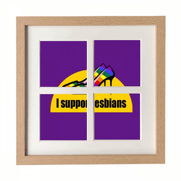 Straight Outta The Closet Frame Wall Tabletop Display 4 Openings Picture