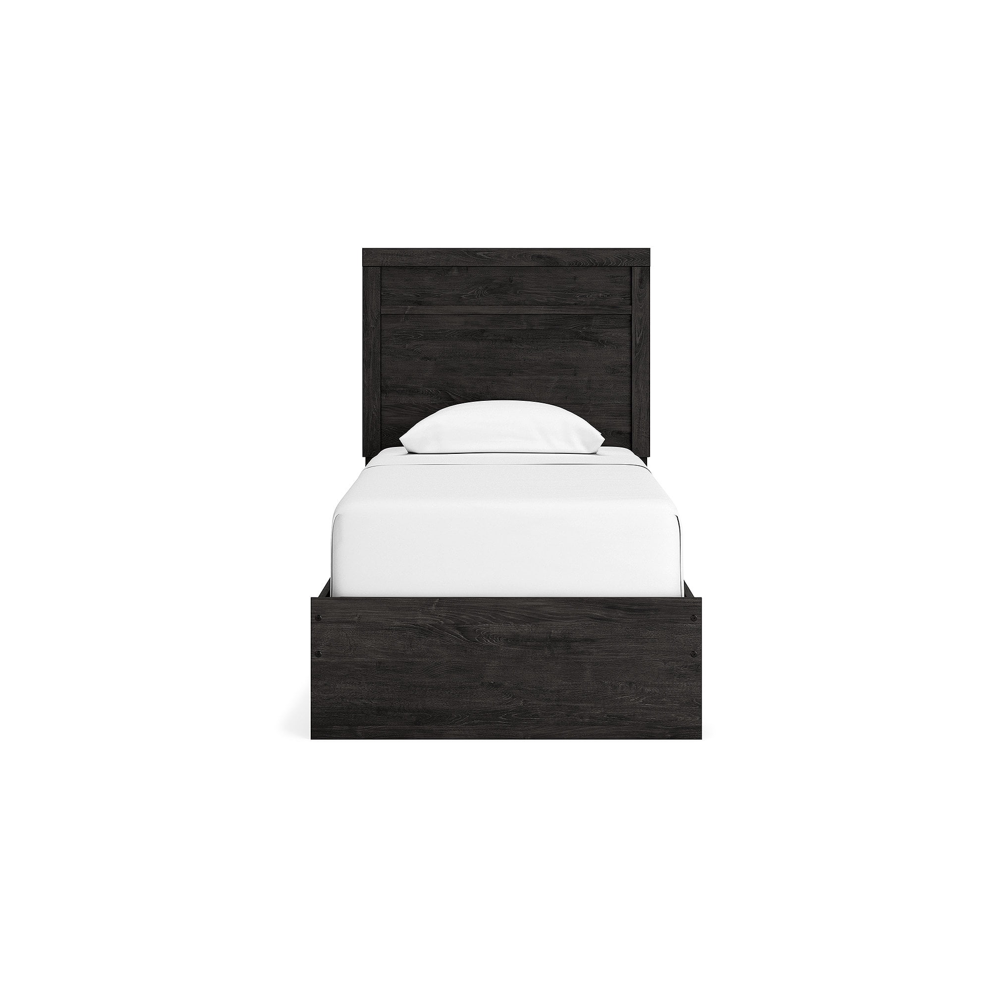 Signature Design by Ashley Belachime Kids Twin Panel Bed, Charcoal