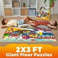 thumbnail image 4 of QUOKKA Floor Kids Puzzles Ages 4 6 - Large Puzzles for Toddlers 3-5 - City Cars Giant puzzles, 4 of 7