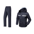thumbnail image 2 of Traje de lluvia Yuyangstore Impermeable con capucha ala transparente Talla XL, 2 of 7