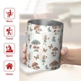 thumbnail image 5 of 12oz Coffee Tumblers Mushroom Fairy Princess Pattern Stainless Steel Vacuum Insulated Travel Tumbler Coffee Cups Mug with Lid and Straw with Cleaning Brush for Cold & Hot Drinks, 5 of 5
