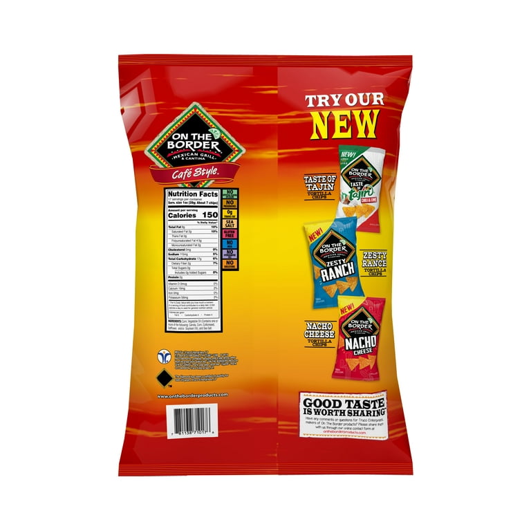 On The Border Purple Corn Chips Nutrition Facts Home Alqu