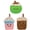 3pcs, variant on Natural Loofah Cat Toy Milk Tea Cup Shaped Chew Toy with Silver Vine Straw Safe Teething Toy for Cats Kittens Teeth Cleaning